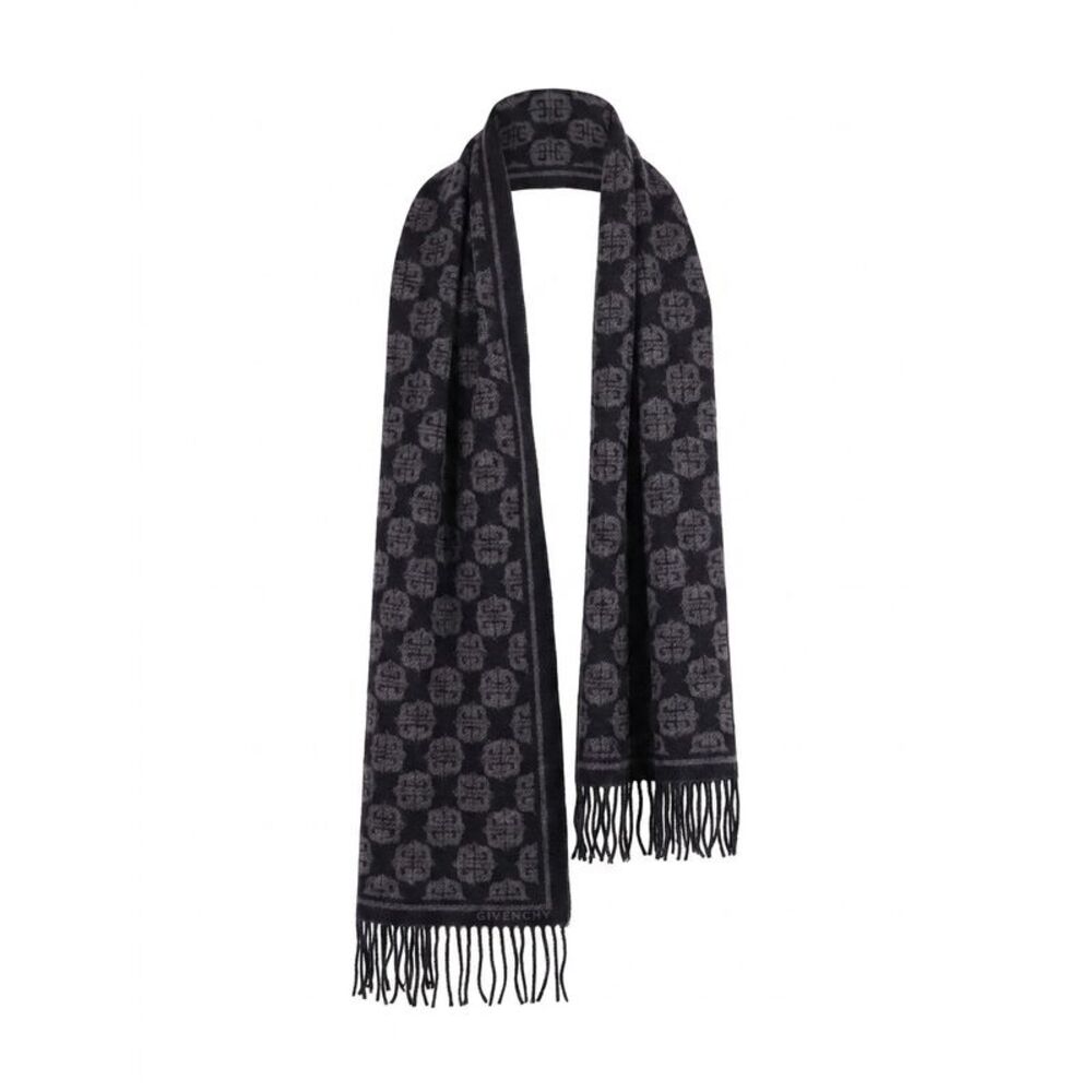 Givenchy Black Wool Women's Scarf